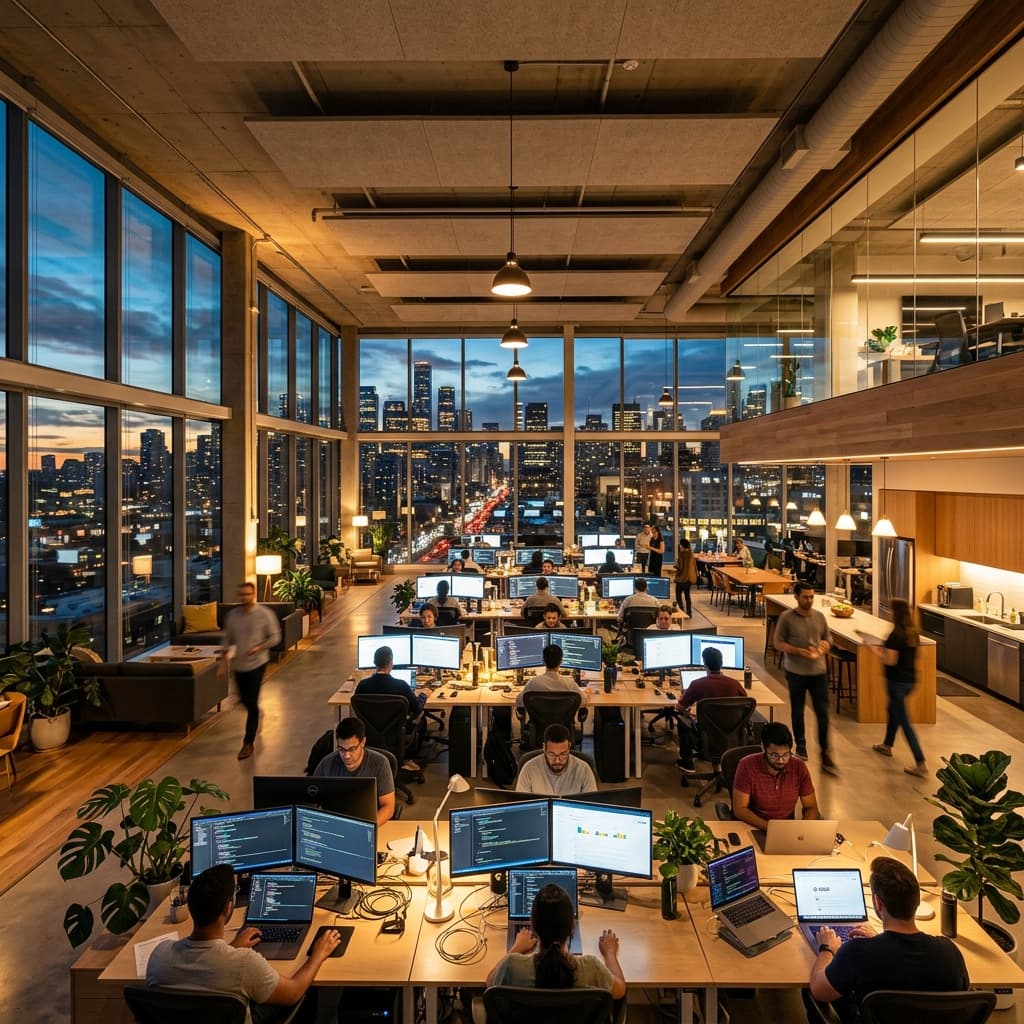 Modern collaborative workspace